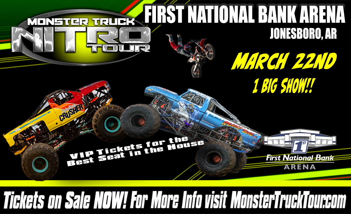 Monster Truck Jonesboro AR March 22, 2025